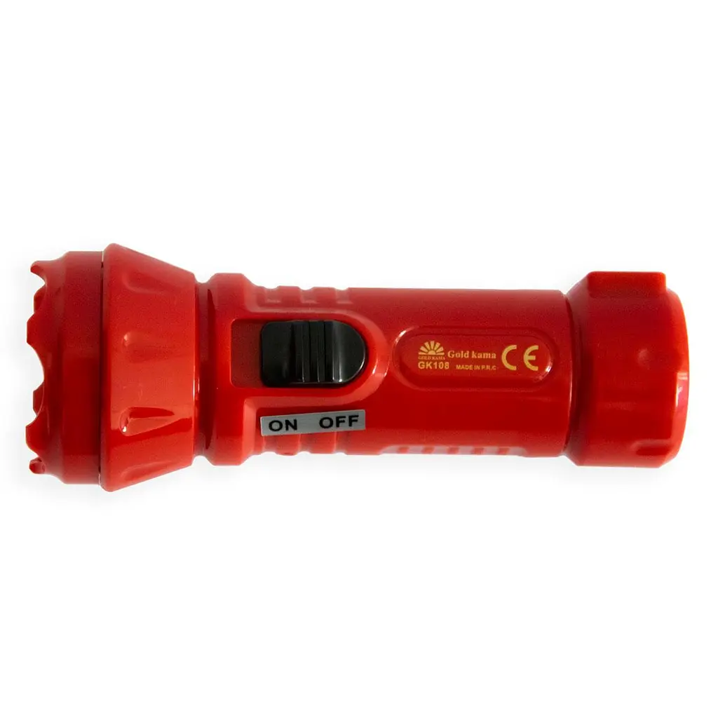Фонарь ручной Gold Kama 1W, аккумуляторный, LED, с адаптером для зарядки, красный - фото 3