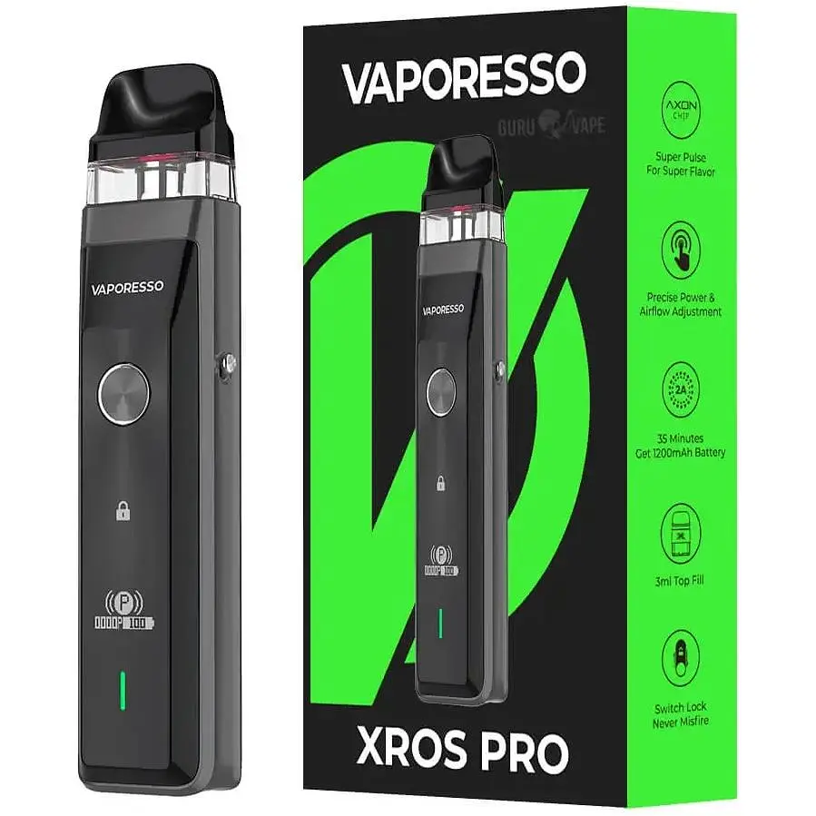 Под-система Vaporesso XROS PRO Pod 1200mAh 2ml Kit Black (15844) - фото 4