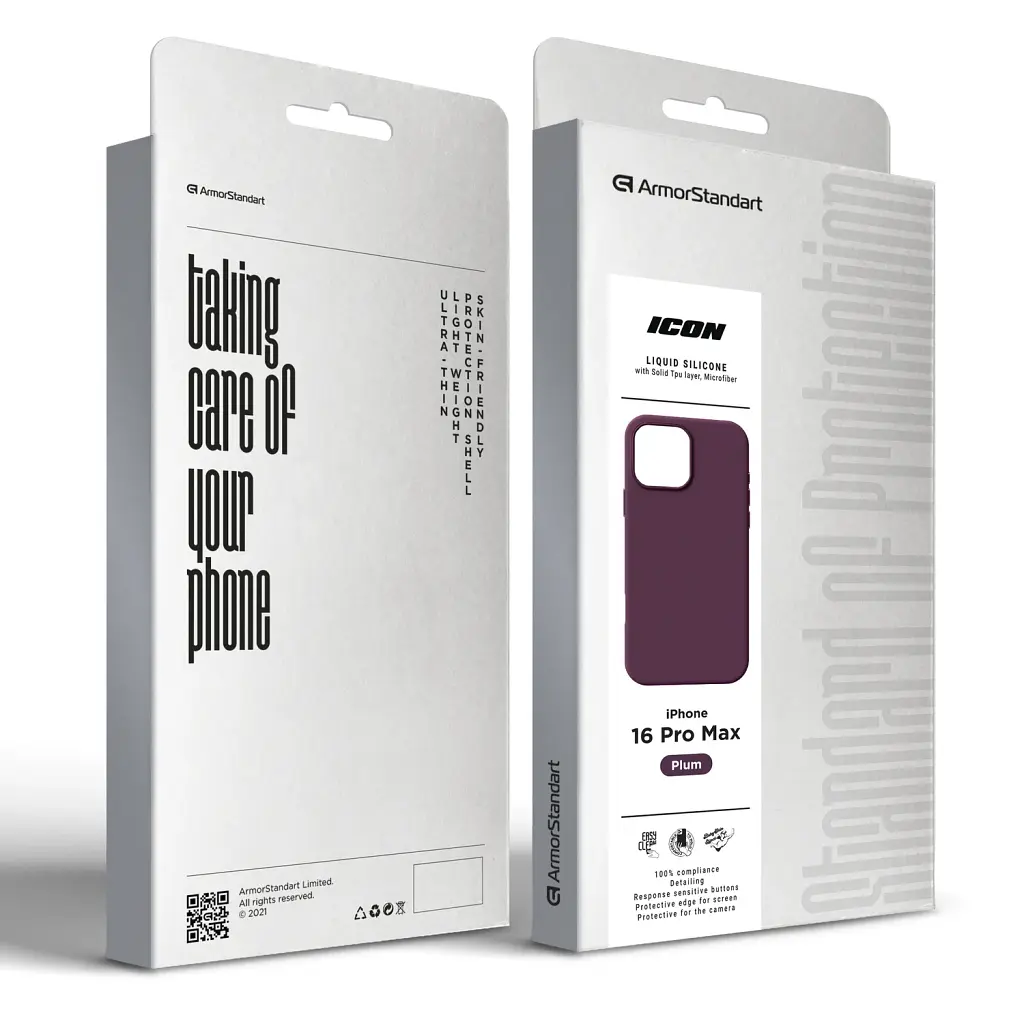 Чохол ArmorStandart ICON2 MagSafe для Apple iPhone 16 Pro Max Plum - фото 10