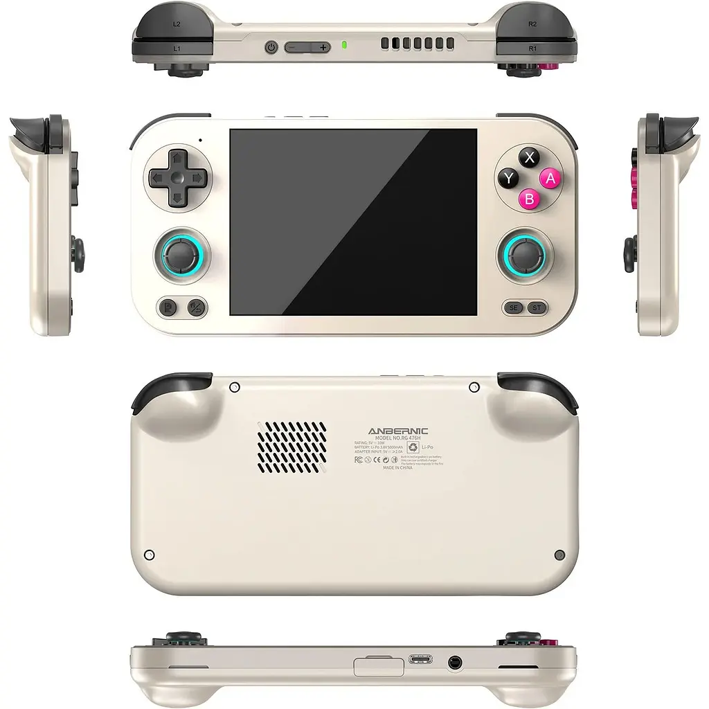 Ретро ігрова приставка Anbernic RG 476H 128 Гб Retro Gray [154464] - фото 3