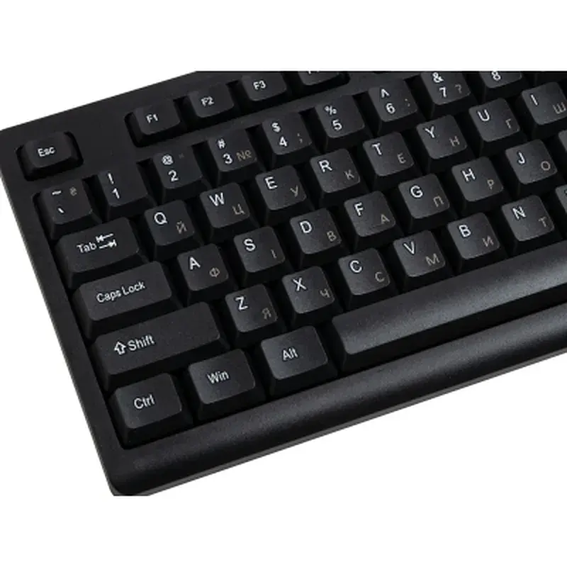 Клавіатура AOC KB100B USB UA Black (KB100B/97) - фото 4
