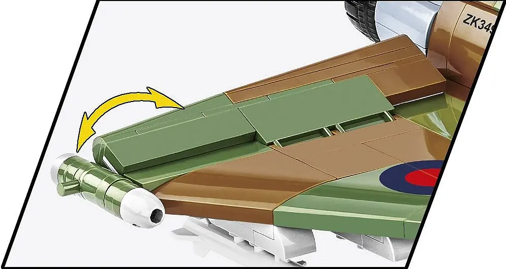 Конструктор истребитель Eurofighter Typhoon FGR4 "GiNA" COBI 5843 - фото 7