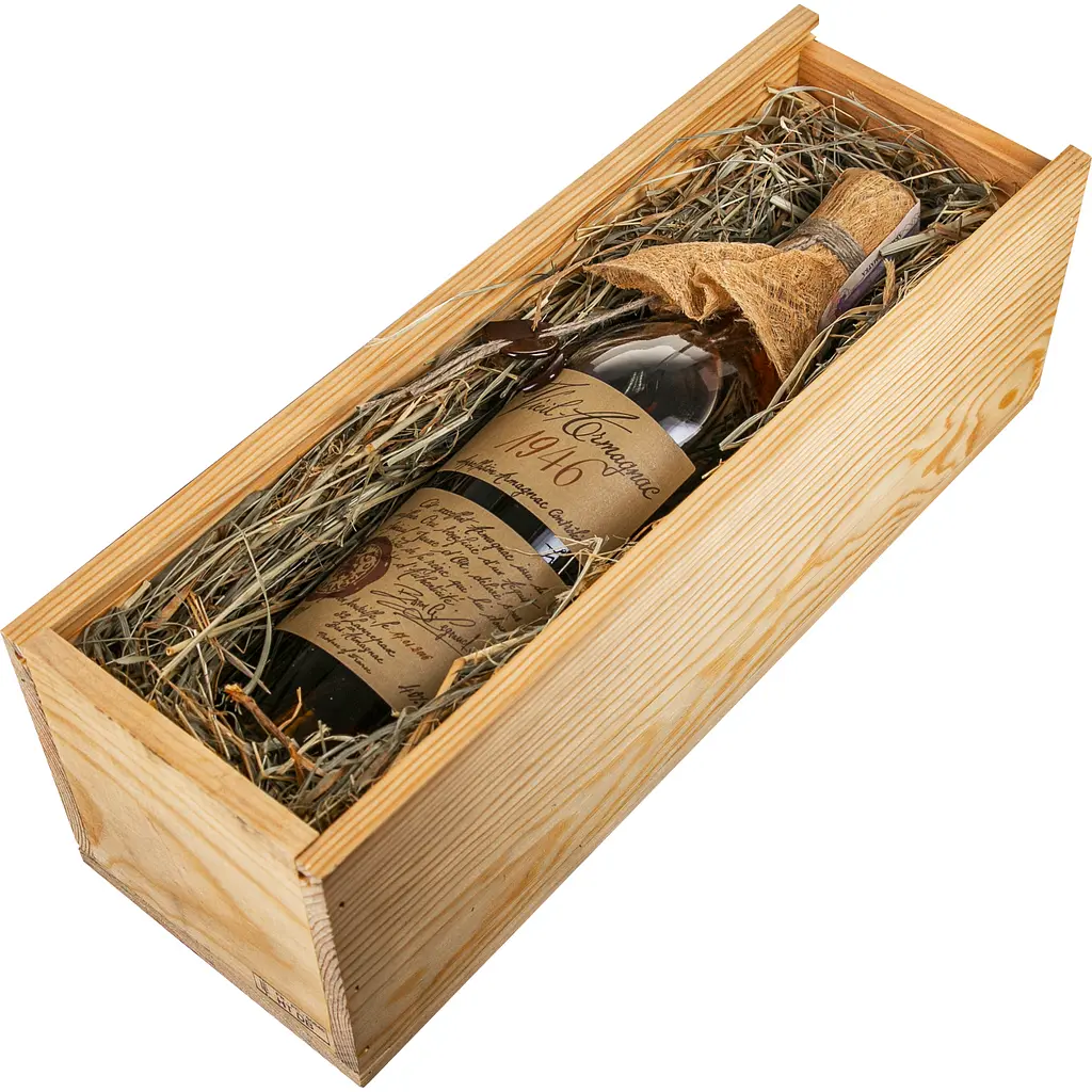 Арманьяк Baron Gaston Legrand Bas Armagnac 1946, 40% 0.7 л у дерев'яній коробці - фото 3