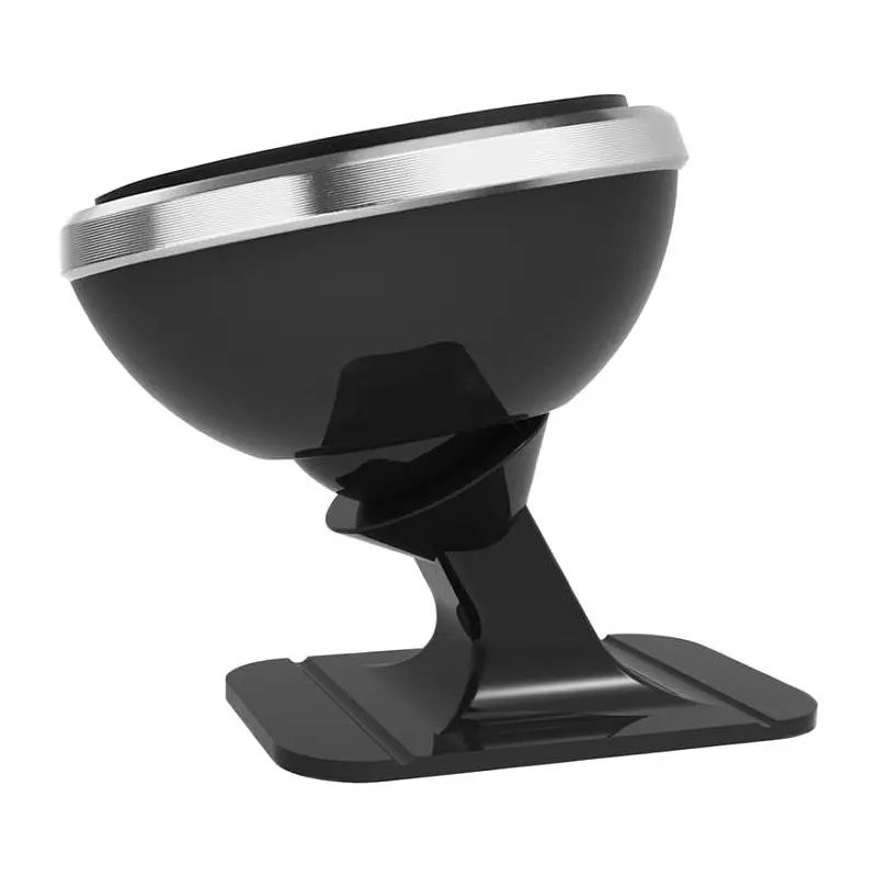 Магнітний автомобільний тримач для смартфона Baseus Car and Desk Holder Magnetic 360 Rotation Сріблястий (90400940) - фото 3