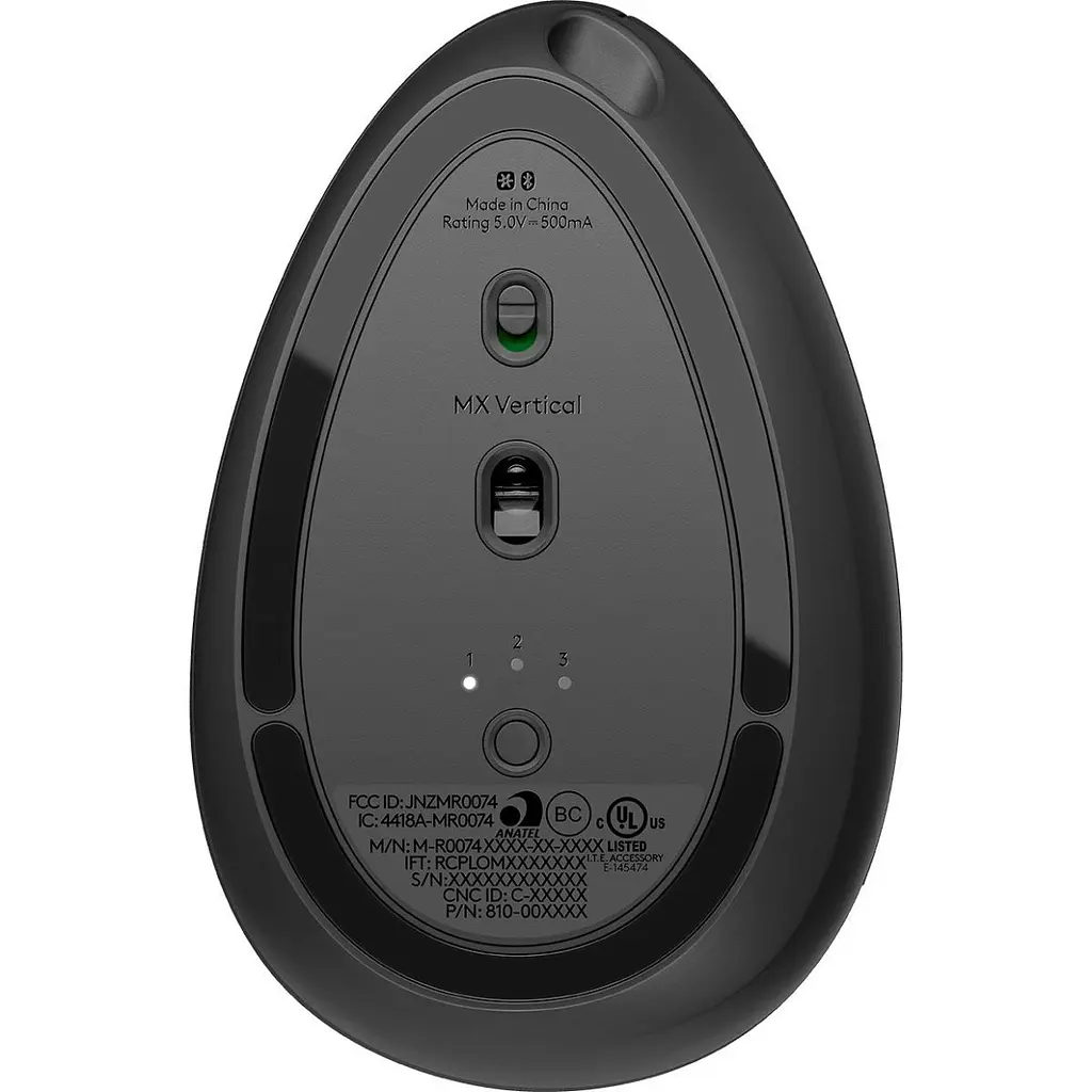Миша Logitech MX Vertical Graphite (910-005447/910-005448) [96062] - фото 5