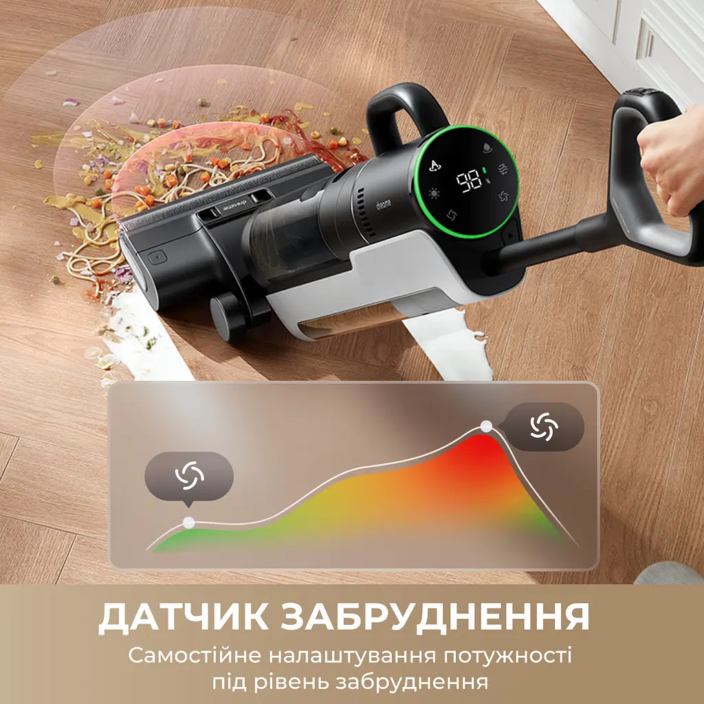 Бездротовий миючий пилосос Dreame H12 DUAL 4 в 1 - фото 5
