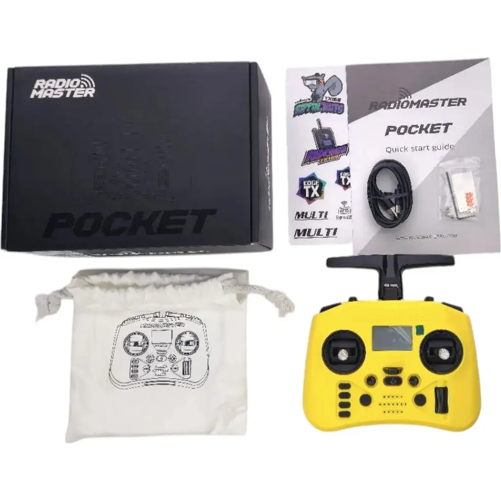 Пульт керування RadioMaster Pocket Crush ELRS M2 Yellow (HP0157.0091-YEL) [162916] - фото 8