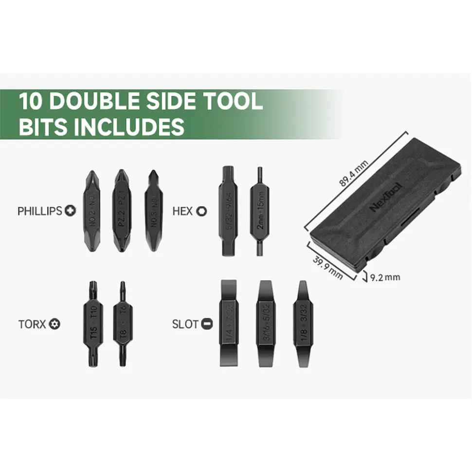 Набір біт для NexTool Flagship Captain та Pocket tool - фото 2