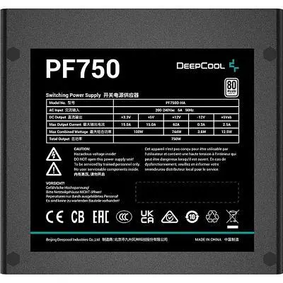Блок живлення Deepcool 750W (R-PF750D-HA0B-EU) - фото 3