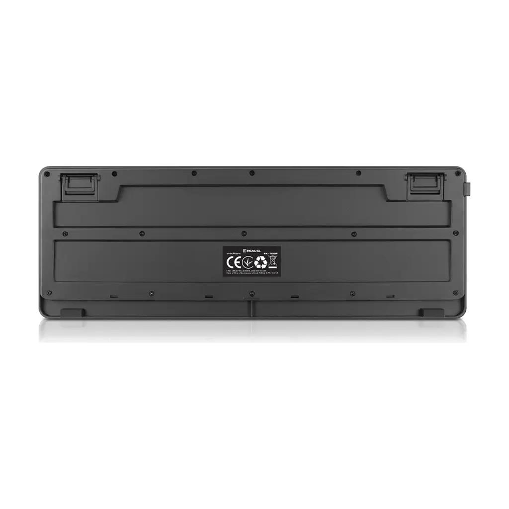 Клавіатура REAL-EL RK-760W Wireless Black (EL123100058) - фото 7