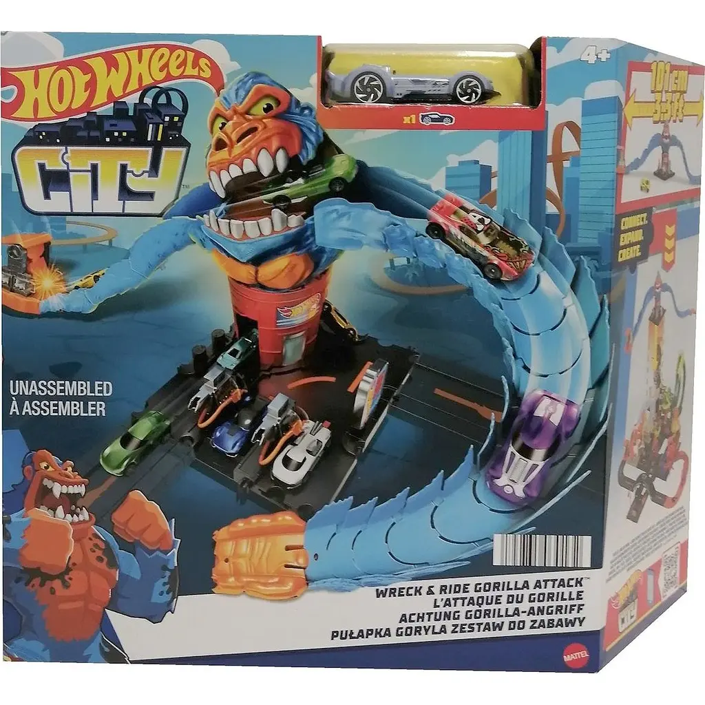 Ігровий набір Hot Wheels Порятунок від горили Небезпечні істоти (HDR30) - фото 10