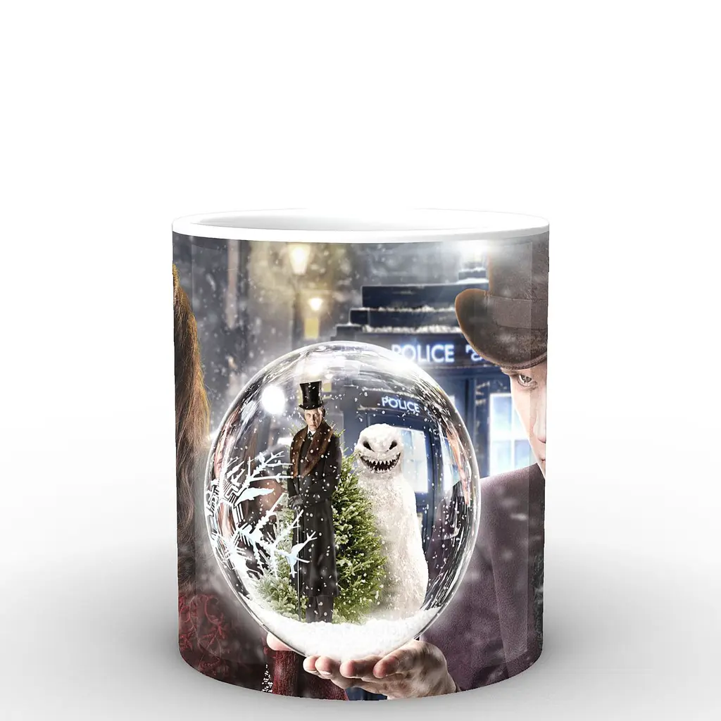 Кухоль GeekLand Doctor Who Doctor Who Merry Christmas DW.02.007.184 330 мл білий - фото 2