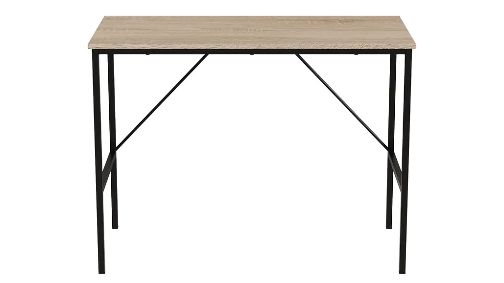 Стіл письмовий Line Тайм Ferrum-decor 750x1000x500 Чорний метал ДСП Дуб Сонома 16 мм (FRD-104867) - фото 5