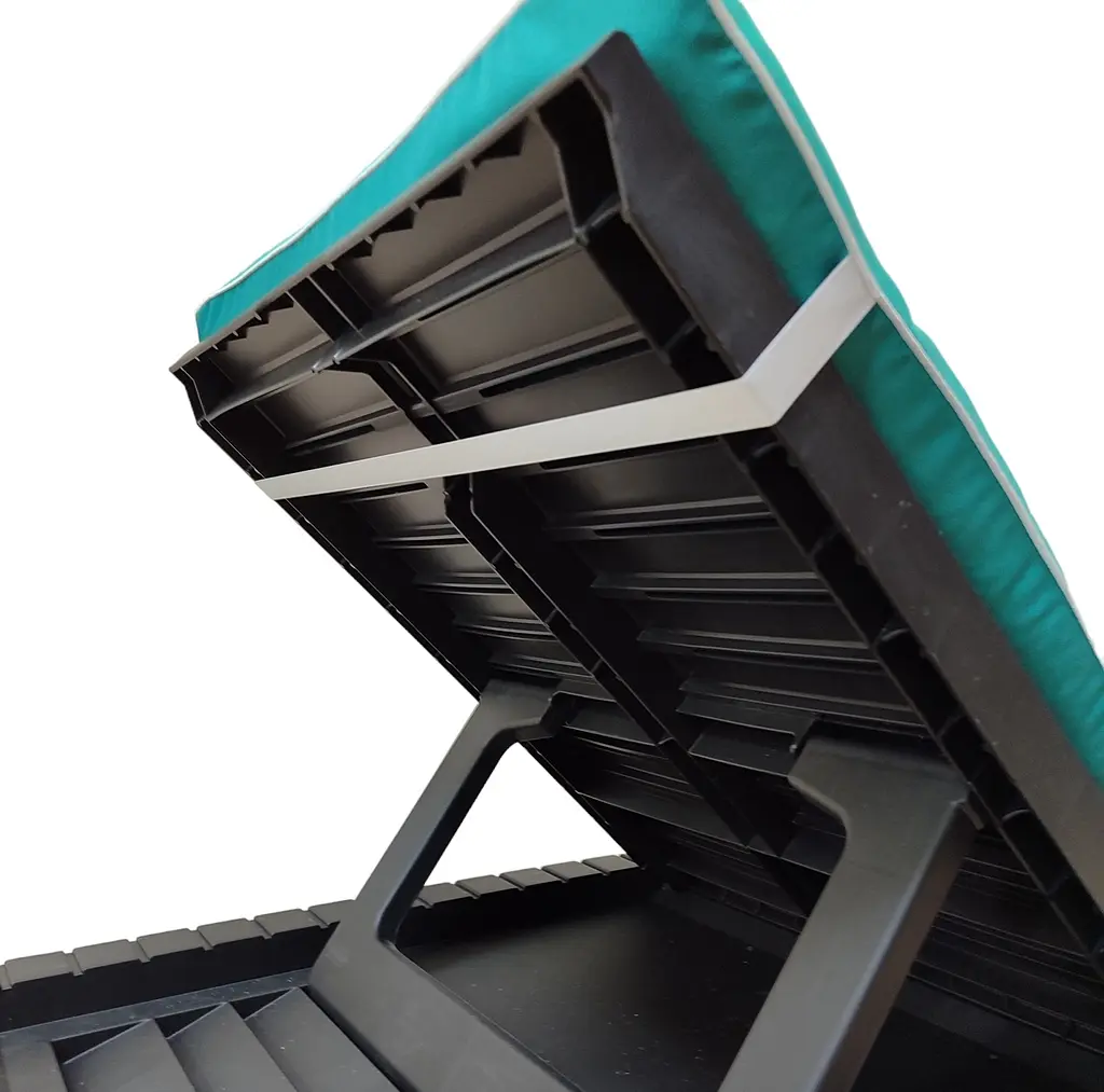 Матрас для шезлонга Ost-Fran Trio бирюзовый тексилк 2313, 189x58x5 см - фото 3