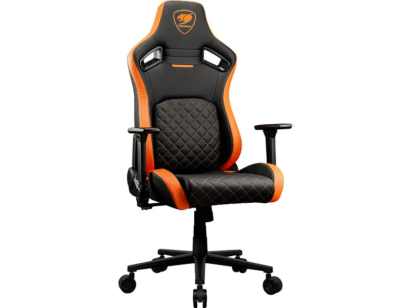 Компьютерное кресло для геймера Cougar Defensor Black/Orange - фото 7