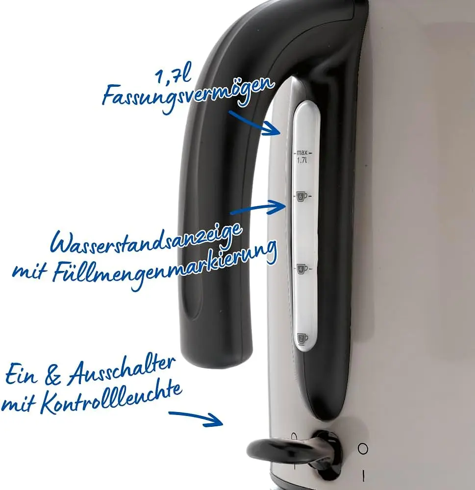 Russell Hobbs Електрочайник Russell Hobbs, 1.7 л, метал, мокко - фото 3