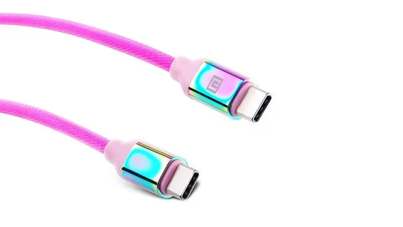 Кабель REAL-EL Premium USB Type-C - USB Type-C (M/M), 1 м, Rainbow (EL123500053) - фото 7