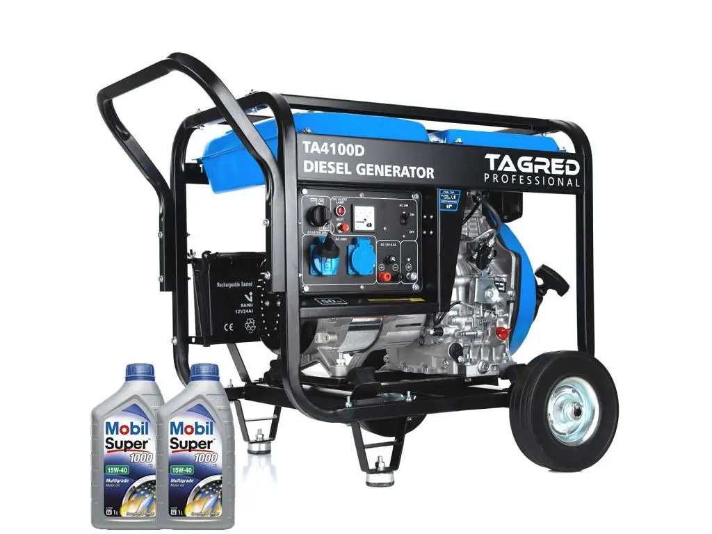 Генератор дизельний Tagred + газова плитка Orcamp CK-505 + електричний обігрівач Gardyer HE2000 (KTA4100D) - фото 3