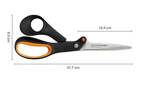 Ножиці для важкої роботи з зазубреним лезом Fiskars 21 см (879158) 1020224 - фото 2