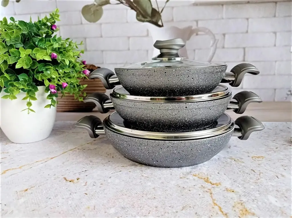 Набір посуду (омлетниці) O.M.S. Collection 3004 Grey