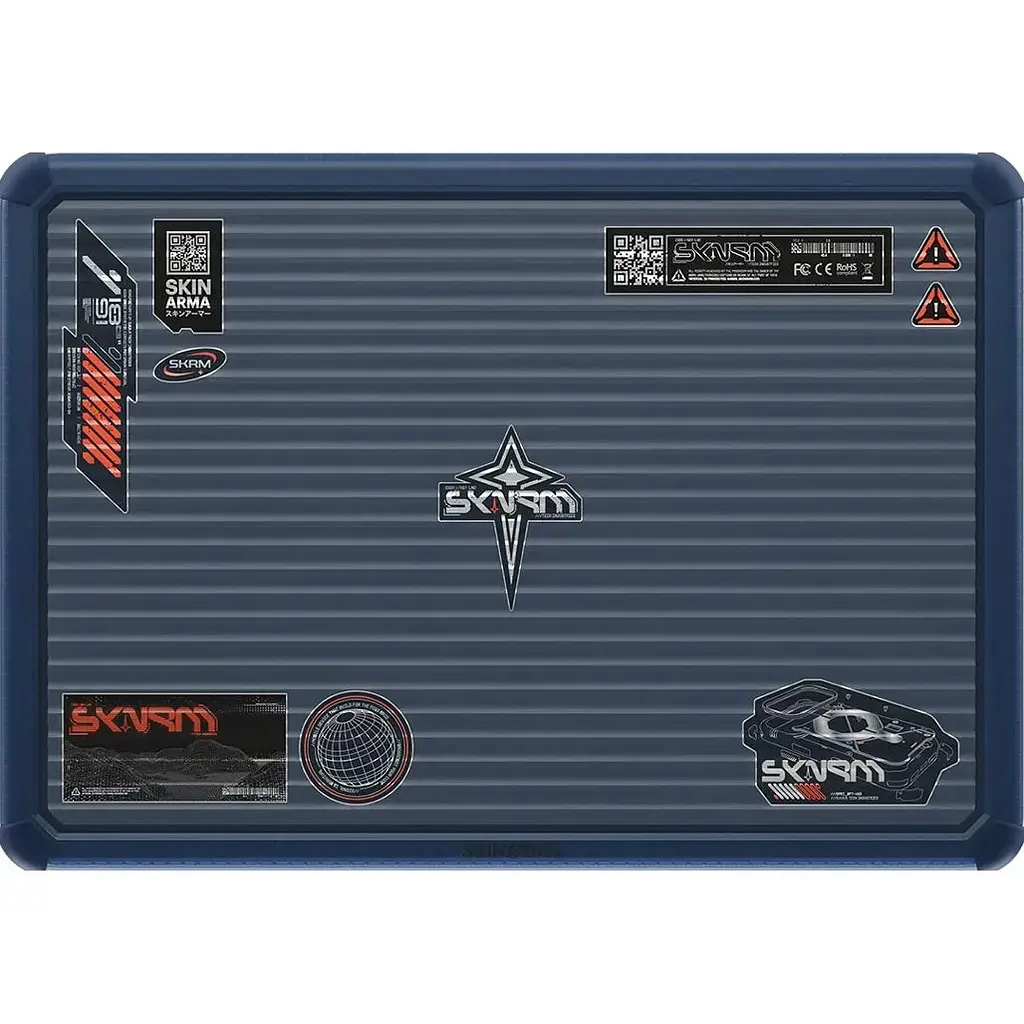 Пластикова накладка (верх і низ) Skinarma Vibron для Apple MacBook Neo 13" A3404 2026 темно-синя (SK-MBNEO13-VIBIDG) [175143] - фото 3