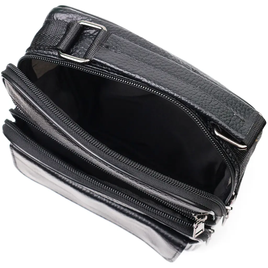 Шкіряна чоловіча сумка Vintage 19,5х24х4,5 см sum0023580 - фото 4