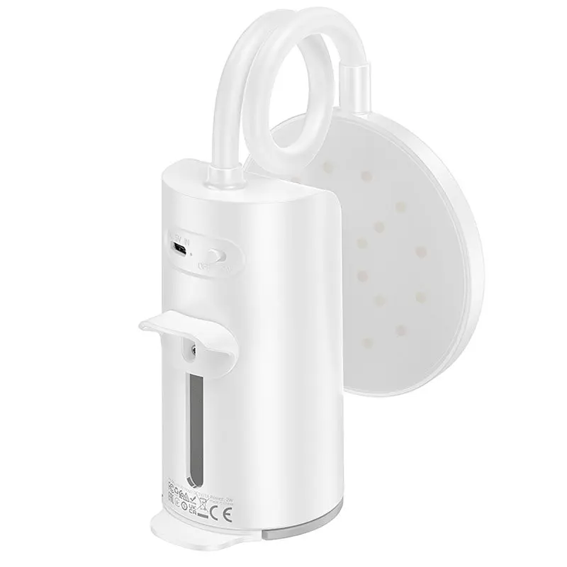 Настільна LED лампа Hoco HX10 Clip table lamp (1200mAh) White - фото 3