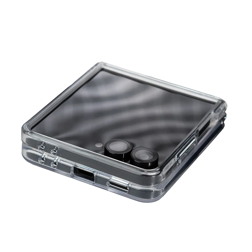 Чехол для Samsung Galaxy Flip7 5G, Clear MagCase, прозрачный, противоударный, магнитный, панель-накладка с поддержкой MagSafe, поддержка беспроводной зарядки магсейф, защита всего корпуса, TPU+PC, ArmorStandart (ARM88135) - фото 4