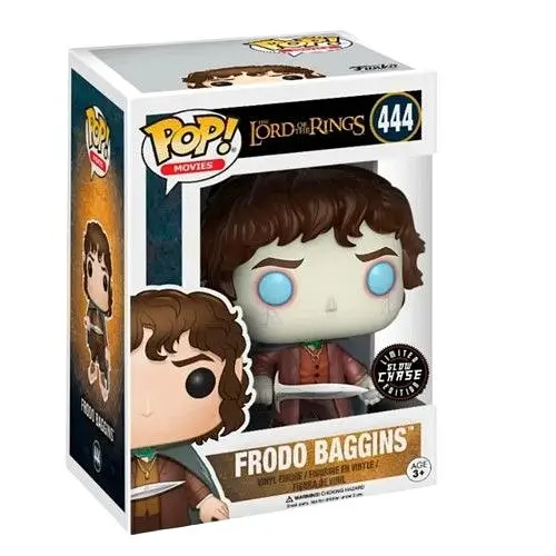 Фігурка Funko Pop The Lord of the Rings Володар кілець Frodo Baggins Фродо Беггінс Chase 10 см LR FB444 - фото 3
