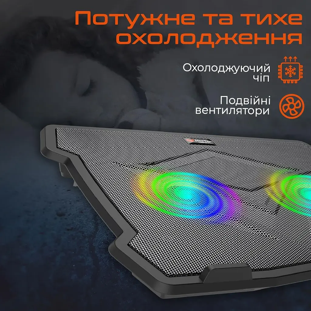 Подставка для ноутбука Meetion CP2020 Black (MT-CP2020-A) - фото 3