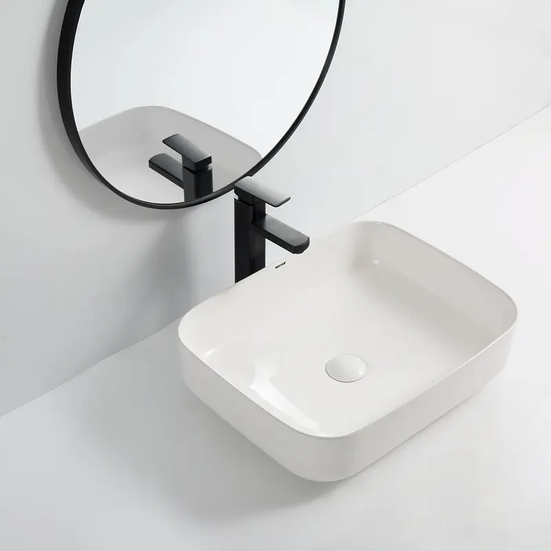 Умивальник накладний Mixxus Premium Diverse-0110 500x390x130 мм MP6516, Білий - фото 8