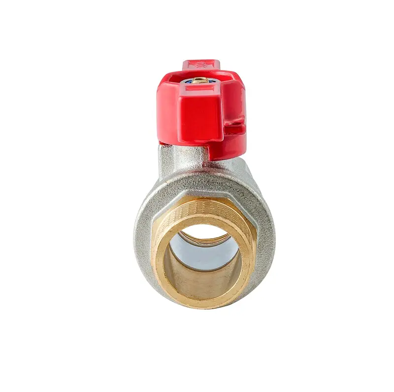 Кран кульовий ГШМ Koer Extreme KE.218-20 - 3/4" FM ручка "метелик" червона KR5760 - фото 2