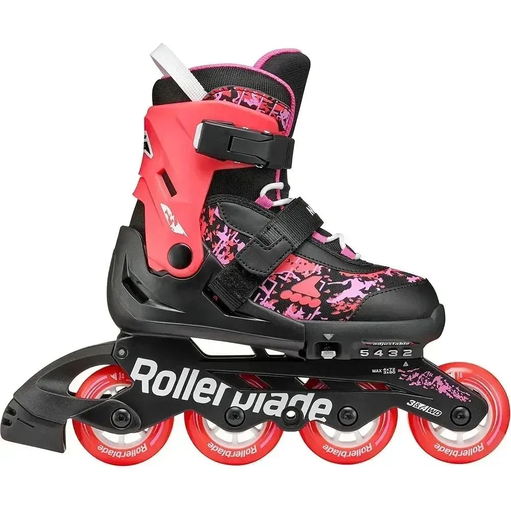 Ролики Rollerblade Microblade SL 36.5-40 Black/Pink (1012-86B0751540-ND02-36.5-40) - фото 3