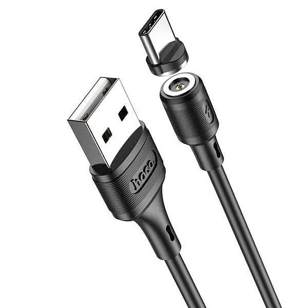 Кабель USB Hoco X52 Sereno Magnetic type-C магнітний чорний - фото 3