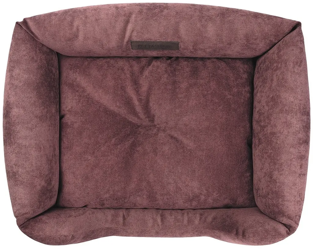 Лежак для котів та собак Pet Fashion Denver №2, 78х60х20 см, ягідний (PR242403) - фото 2