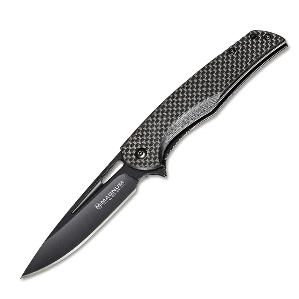 Ніж Boker Magnum Чорний Карбоновий (01RY703)