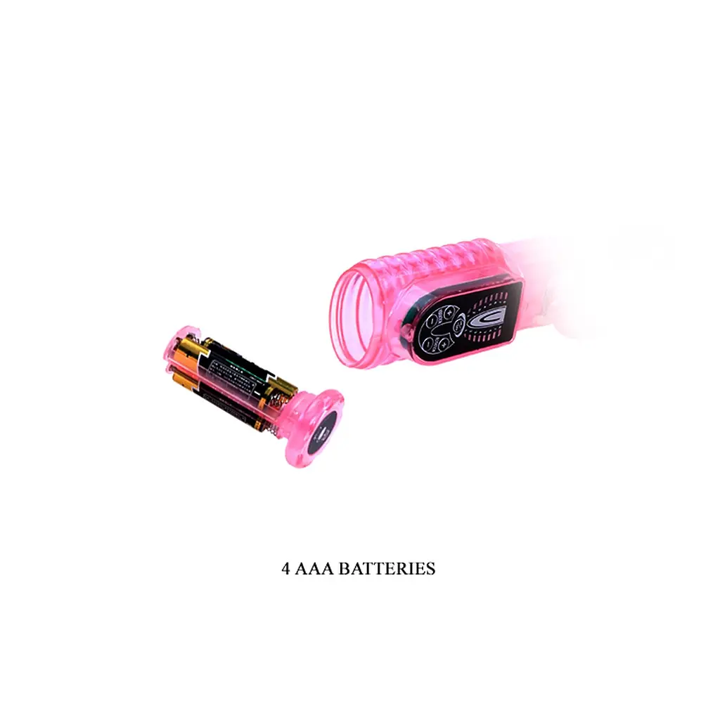 Вибратор-кролик Baile Lovely Friend 27 см розовый - фото 6