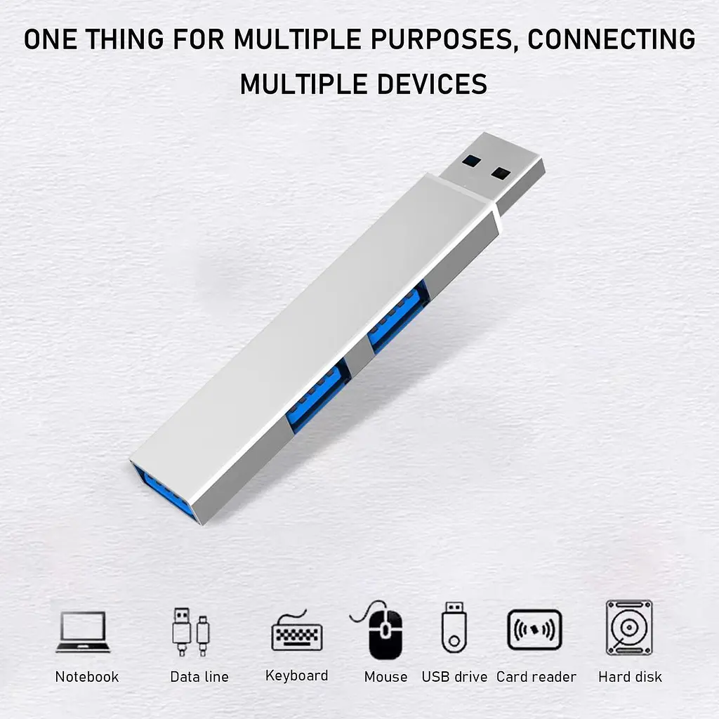Адаптер перехідник GT USB на USB 3.0 Сірий (С051248) - фото 2