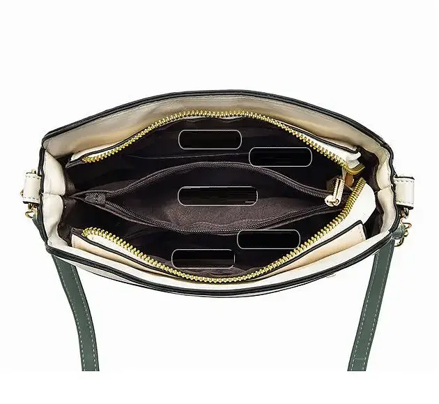 Сумка жіноча маленька через плече крос-боді стильна з вишивкою Рожева (1018Р) - фото 2