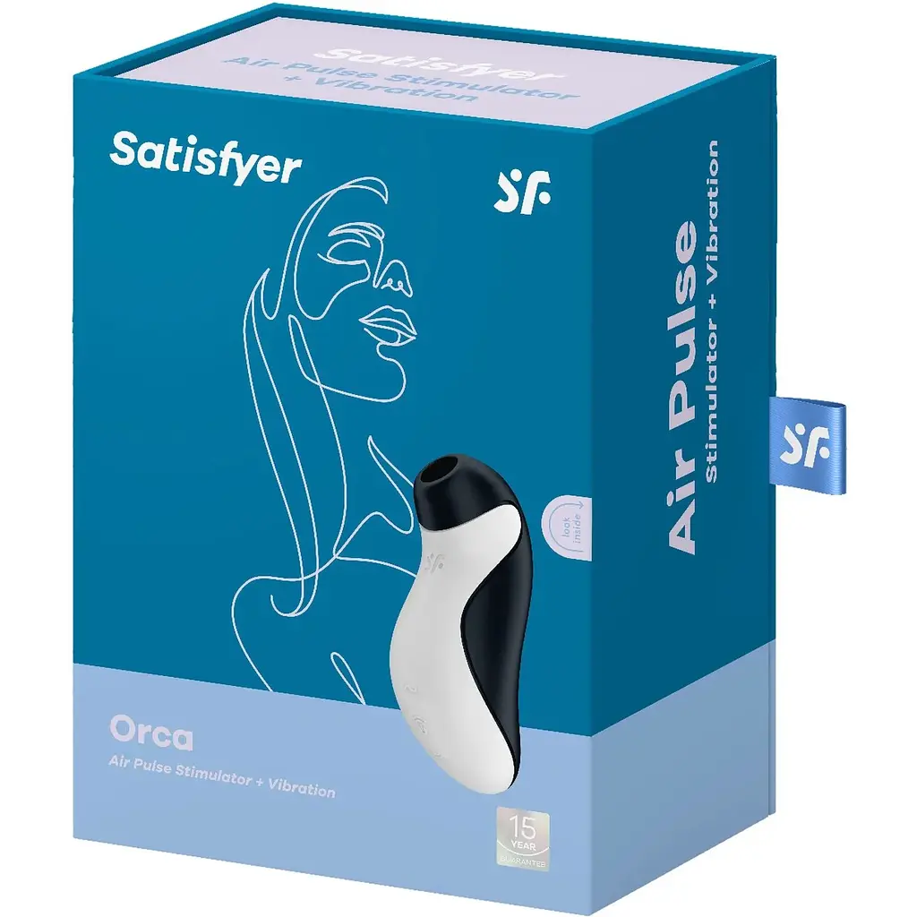 Вакуумний стимулятор з вібрацією Satisfyer Orca - фото 7
