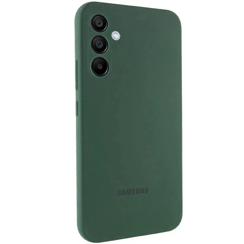 Чохол Lakshmi Silicone Cover Full Camera AAA with Logo для Samsung Galaxy A56 Зелений/Cyprus Green - фото 2