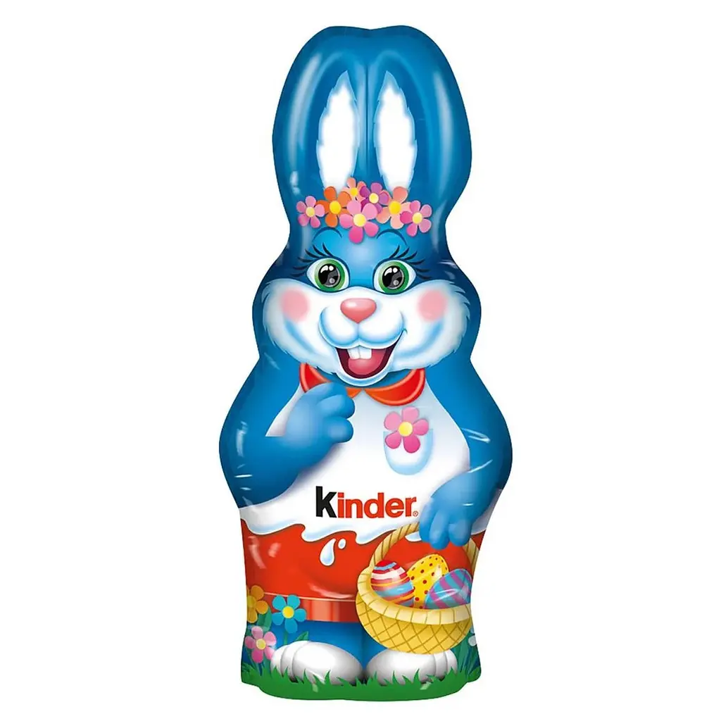 Фігурка шоколадна Kinder Великодній заєць у віночку 110 г