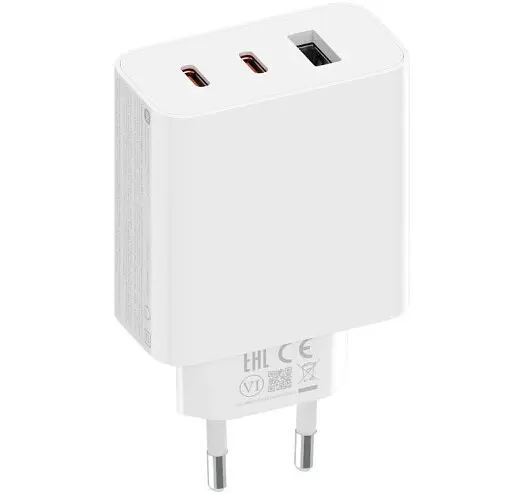 Зарядный комплект-блок и кабель Xiaomi 67W 3 выхода GaN Charger 2 USB-C + 1 USB-A - фото 3