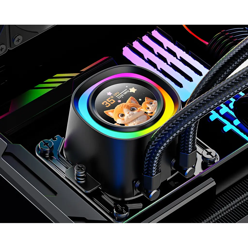 Система рідинного охолодження ID-Cooling FX360 LCD PE - фото 12
