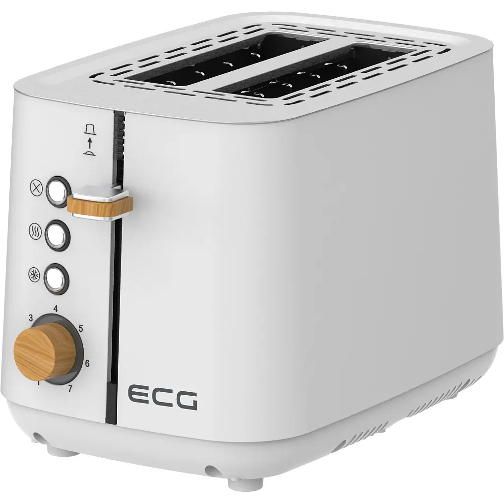 Тостер ECG ST 2768 Timber White - фото 4
