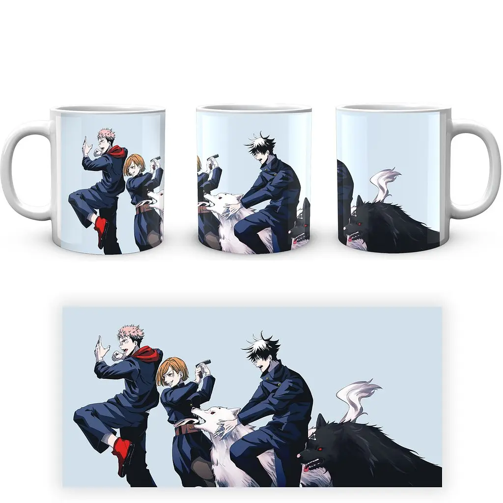 Кухоль GeekLand Jujutsu Kaisen Магічна Битва Jujutsu Kaisen JK.02.68 330 мл білий - фото 4