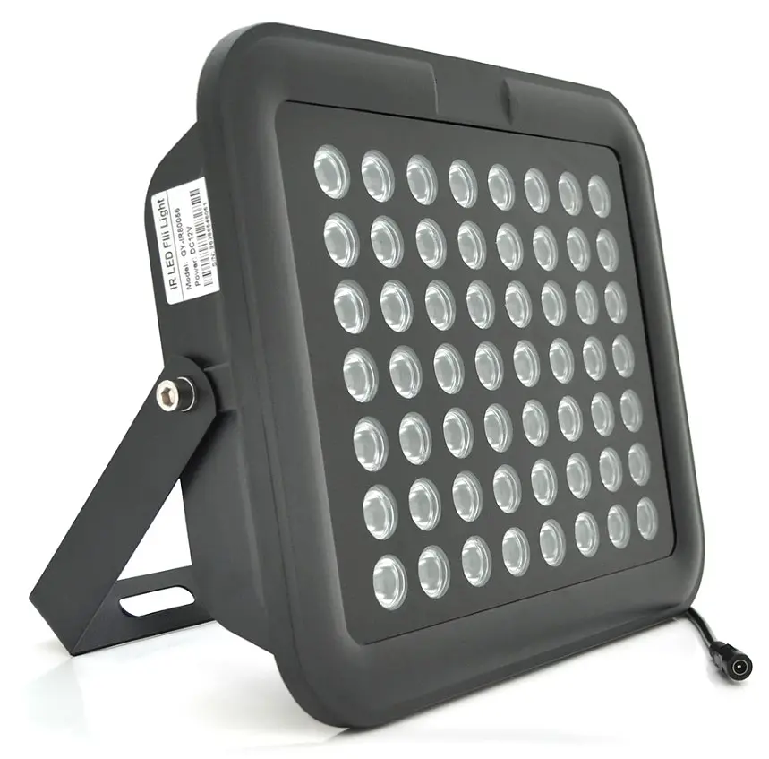 Инфракрасный прожектор ИК Voltronic GYIR80056 на 56 диодов, 12V, 56W, до 200м, угол обзора 90°