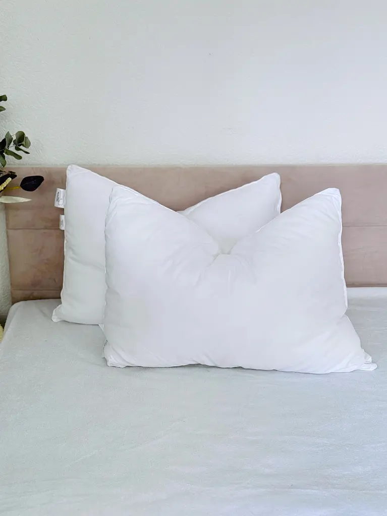 Подушка Ecotton 50х70 см Ecofill Line антиалергенна з біопухом біла White (24695) - фото 7