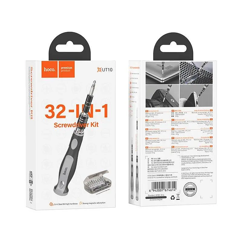 Набір викруток з насадками HOCO 32-in-1 screwdriver set UT10 - фото 2