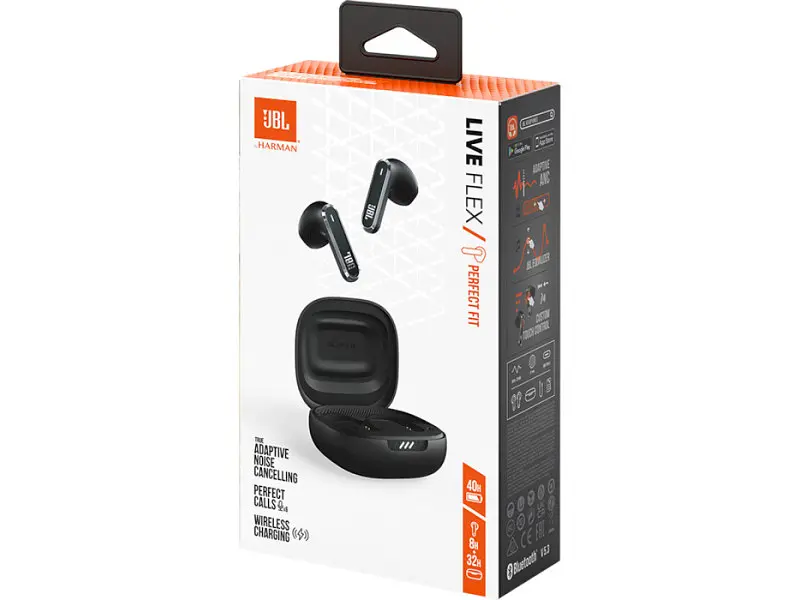 Навушники TWS (повністю бездротові) JBL Live Flex Black (LIVEFLEXBLK) - фото 8
